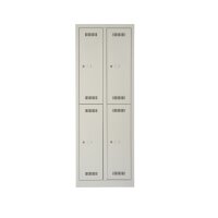 Garderobenschrank Monobloc | mit 2 Fächer...