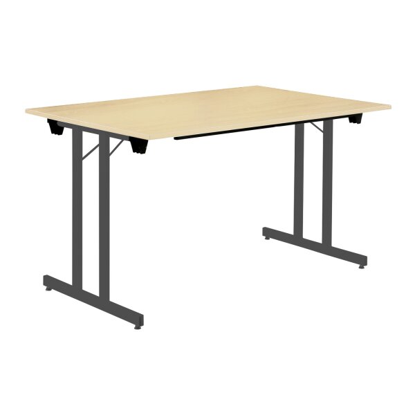 Klapptisch | rechteckig | Breite 1400 mm | Tiefe 700 mm  | 19mm Tischstärke