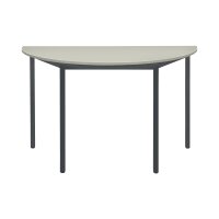 Mehrzwecktisch | Halbrund | Breite 1200 mm | Tiefe 600 mm...
